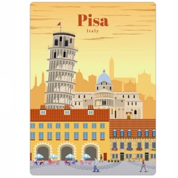 Pisa Italy Souvenir Magnet - Picture 2 of 4